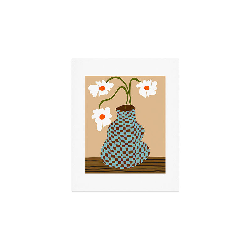 Party floral pottery  Art Print Gallery Image 1