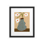 Party floral pottery  Framed Art Print Gallery Image 5
