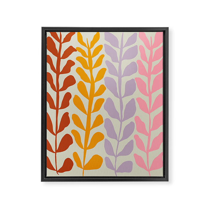 Pastel Petals Framed Canvas Print Gallery Image 1