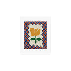 Petal plaid playtime II Art Print Gallery Image 1