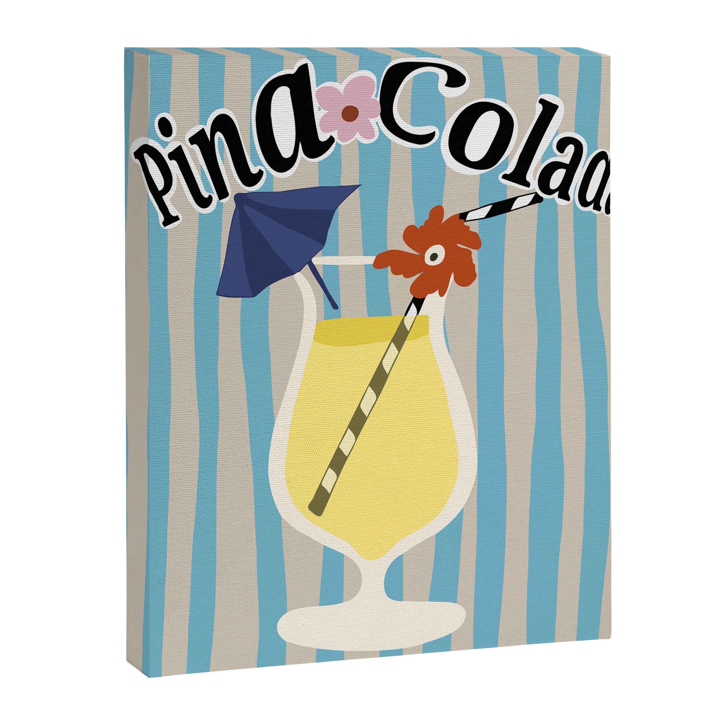 Pina Colada cocktail Canvas Print Gallery Image 6