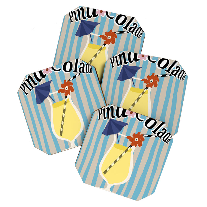 Pina Colada cocktail Coaster Gallery Image 1
