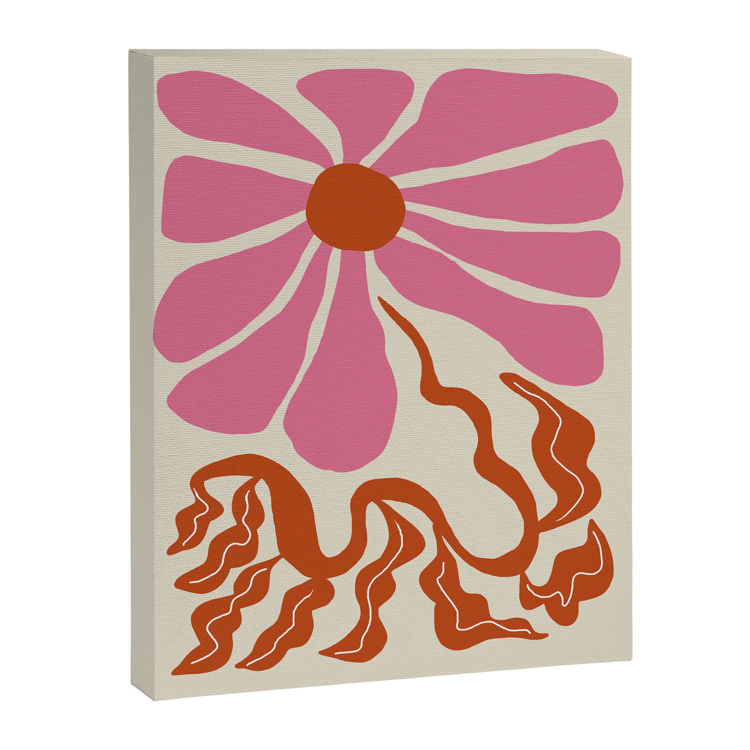Pink daisy  Canvas Print Gallery Image 3