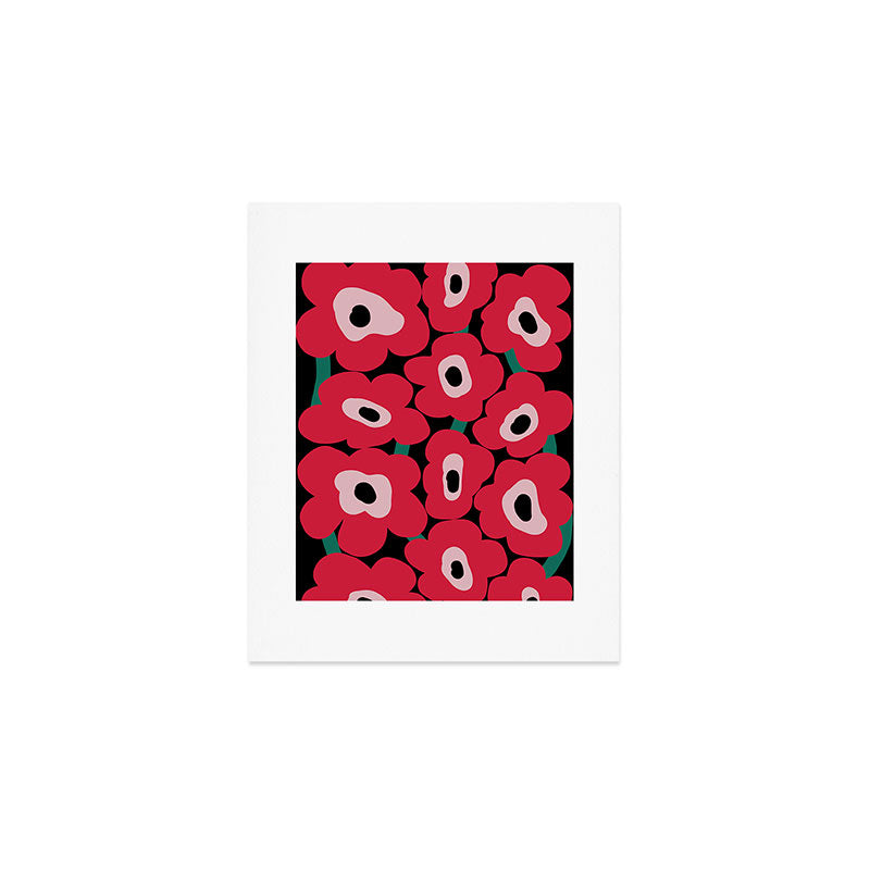 poppy dream night  Art Print Gallery Image 1