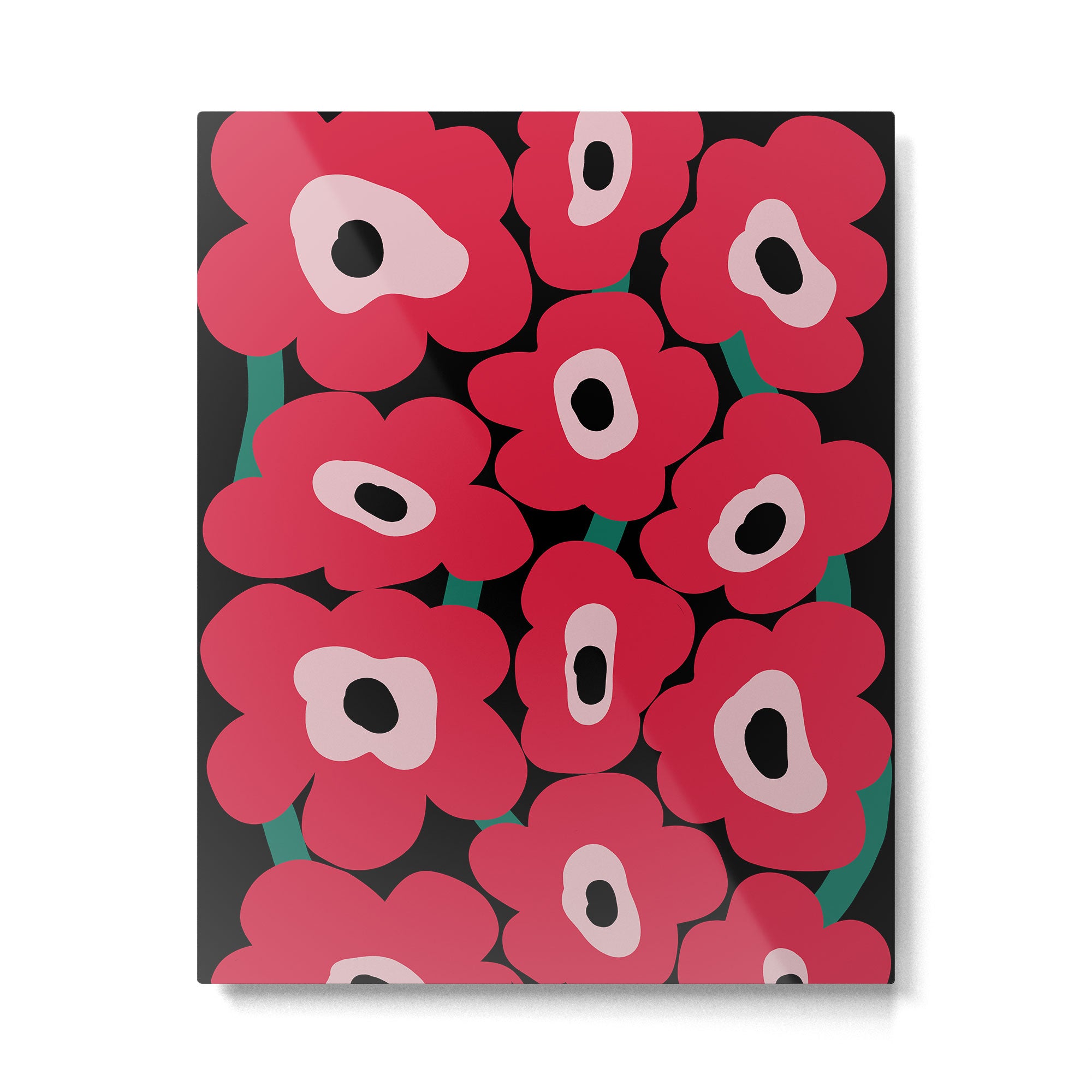 poppy dream night  Metal Print Gallery Image 4