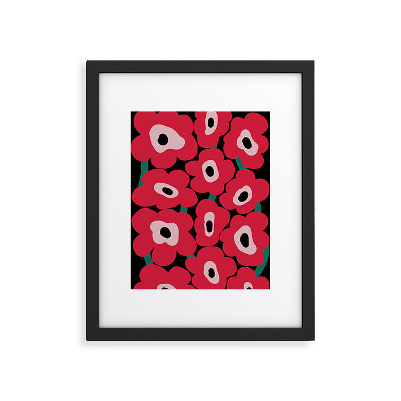 poppy dream night  Framed Art Print Gallery Image 5