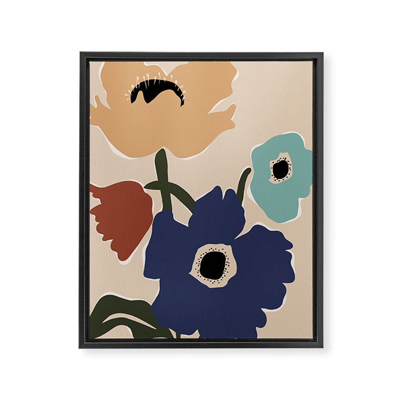 poppy flower market  Framed Canvas Print Gallery Image 8
