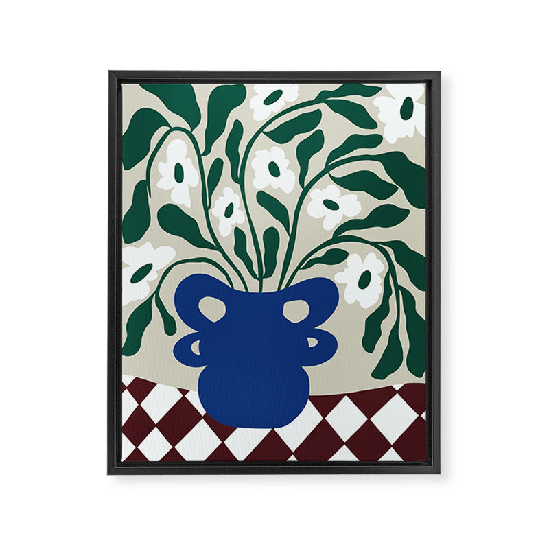 Pottery Petals Framed Canvas Print Gallery Image 6