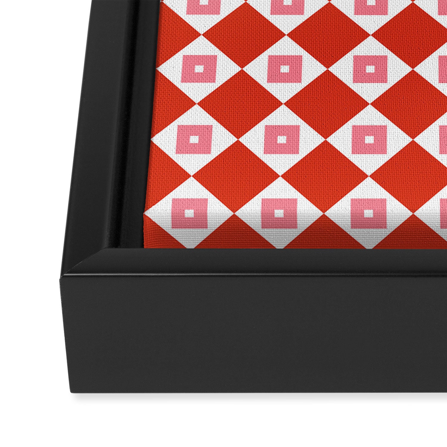 Red Harmony Framed Canvas Print Gallery Image 3