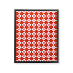 Red Harmony Framed Canvas Print Gallery Image 8