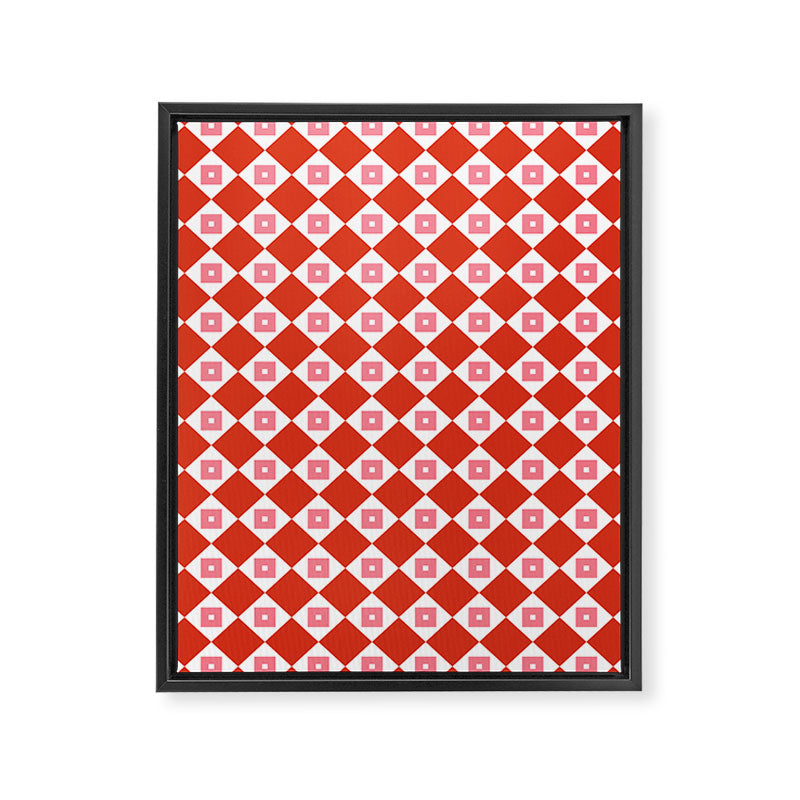 Red Harmony Framed Canvas Print Gallery Image 8