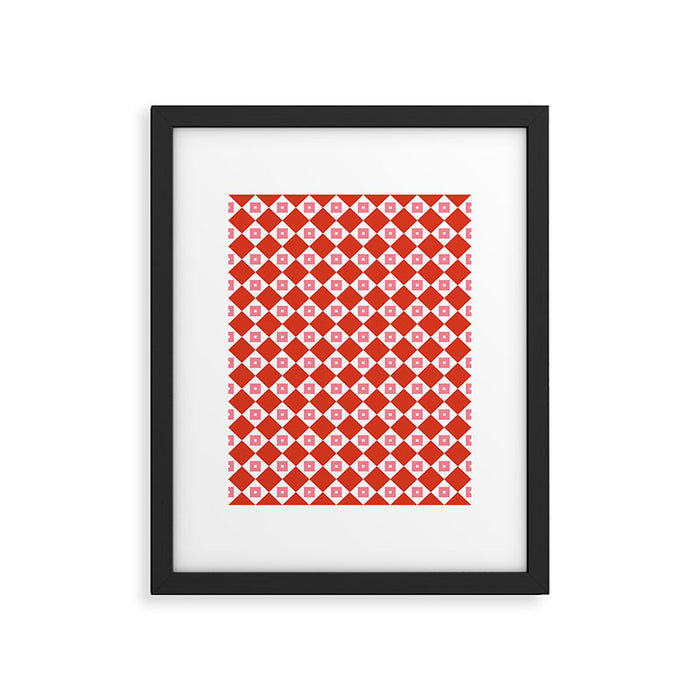 Red Harmony Framed Art Print Gallery Image 1