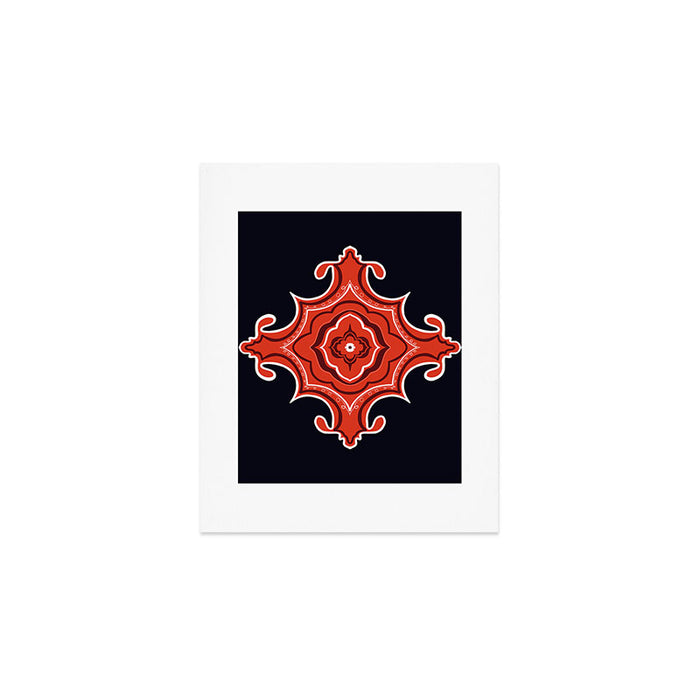 Red Waves Art Print Gallery Image 1