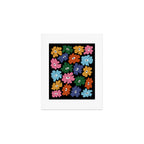 Retro blooming night  Art Print Gallery Image 1
