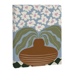 Retro clay and flower Canvas Print Gallery Image 6