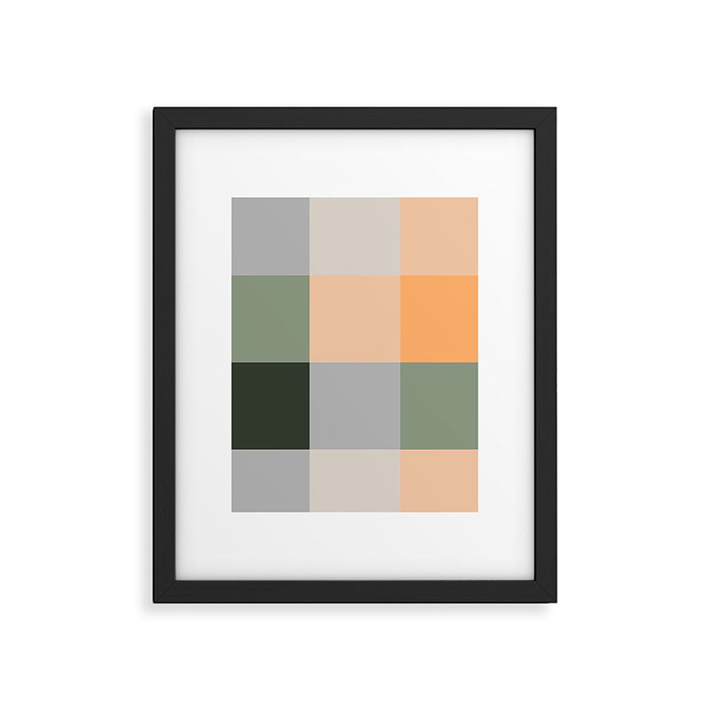 retro color illusion  Framed Art Print Gallery Image 6
