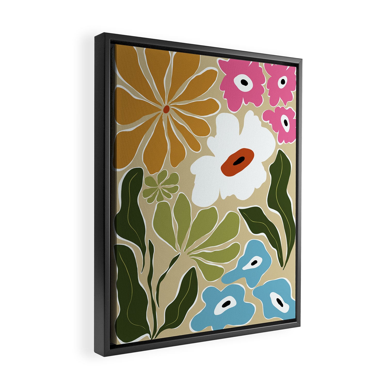 Retro Delight Framed Canvas Print Gallery Image 2