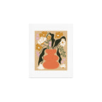 Retro flower pot  Art Print Gallery Image 1