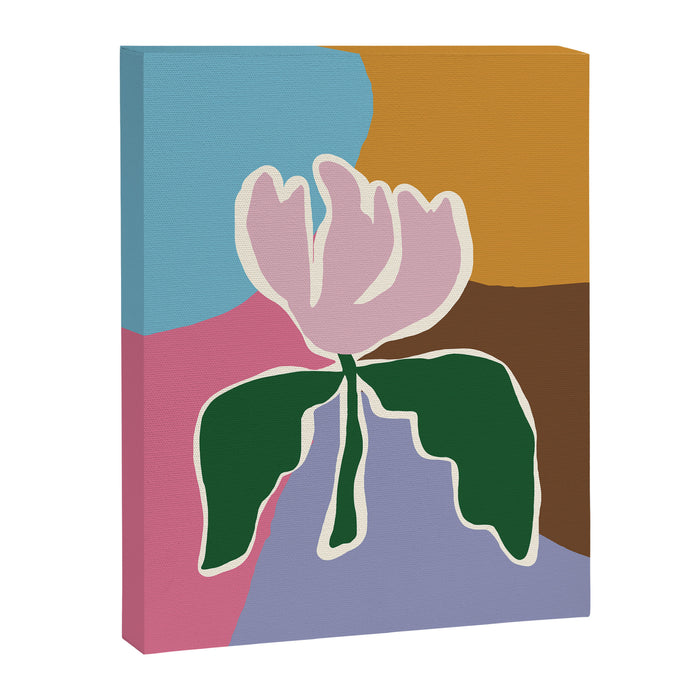 Retro minimal flower II Canvas Print Gallery Image 1
