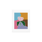 Retro minimal flower II Art Print Gallery Image 1