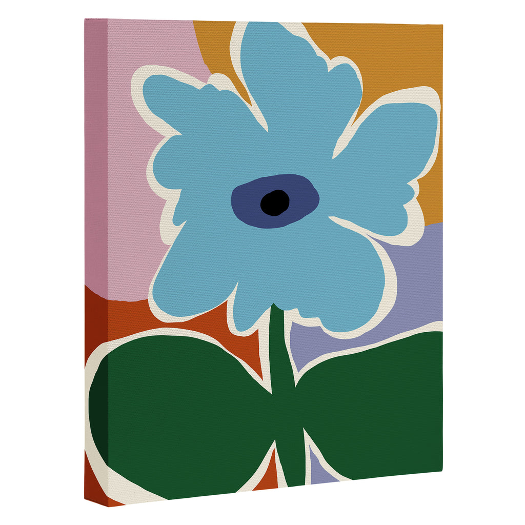 Retro minimal flower III Canvas Print Gallery Image 3