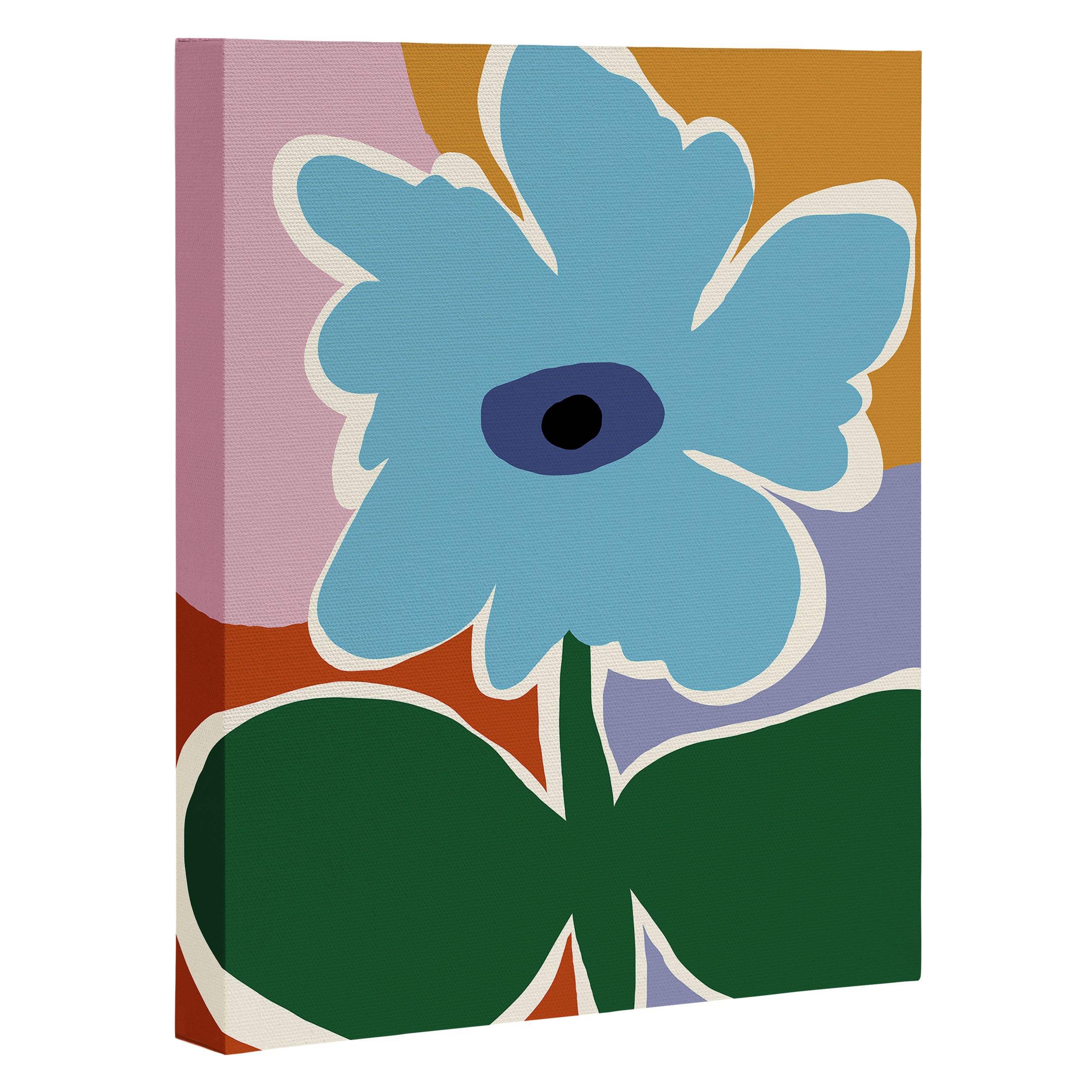 Retro minimal flower III Canvas Print Gallery Image 3