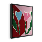 Retro minimal flower IV Framed Canvas Print Gallery Image 2