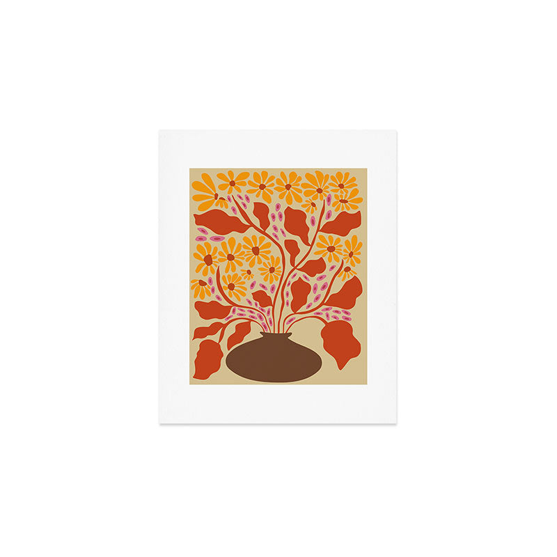 Retro Patel Pottery Art Print Gallery Image 1