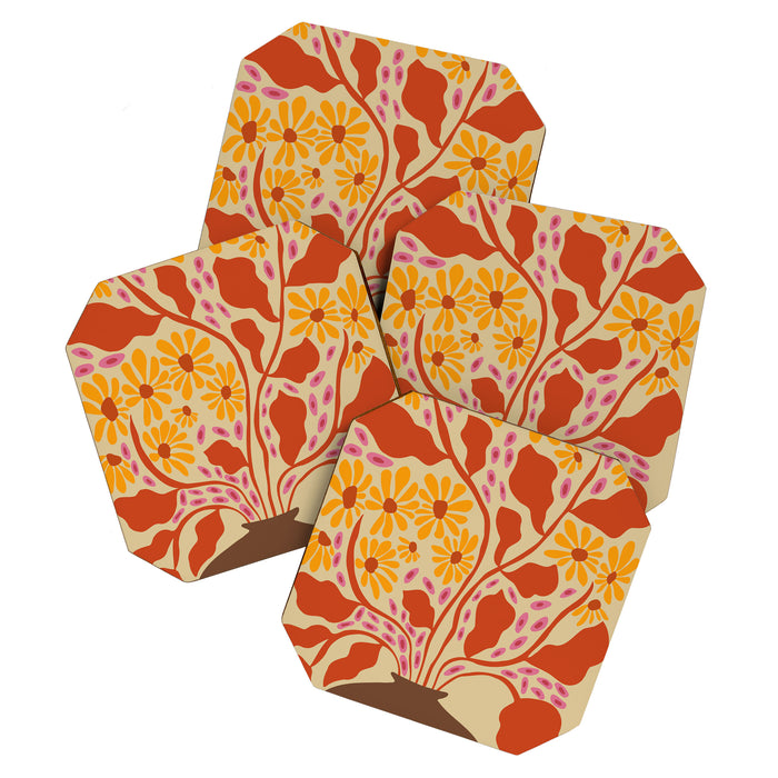 Retro Patel Pottery Coaster Gallery Image 1