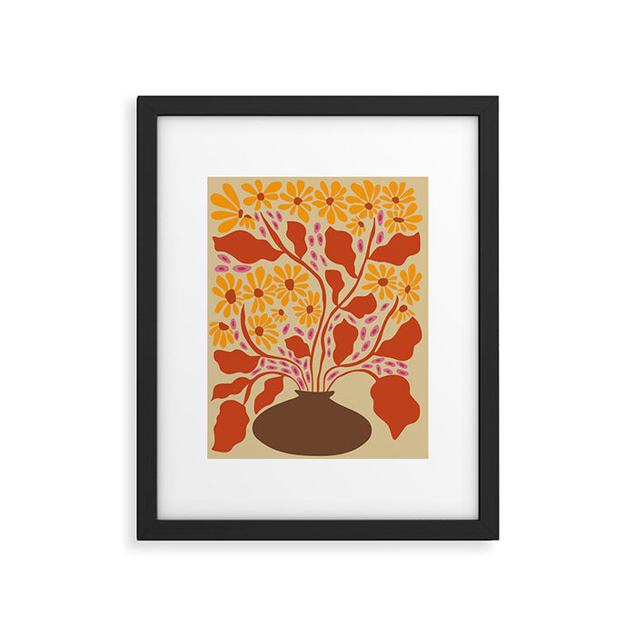 Retro Patel Pottery Framed Art Print Gallery Image 1