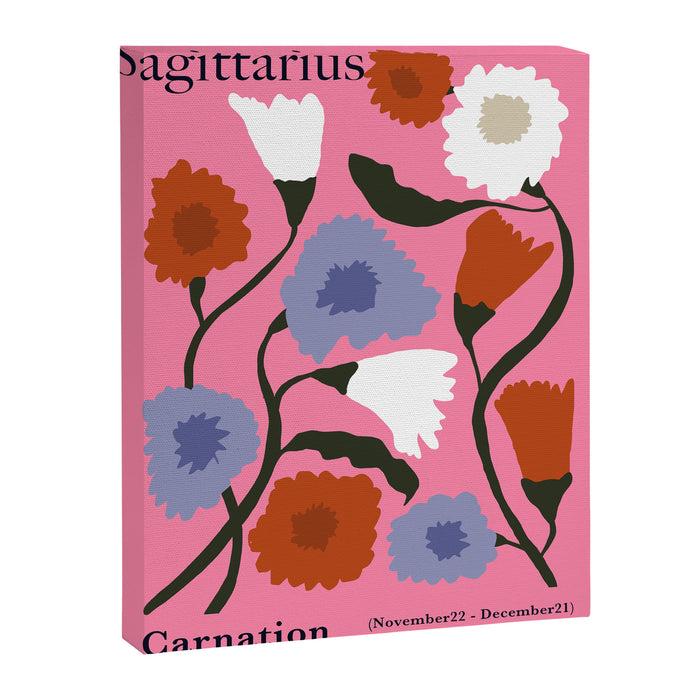 Sagittarius carnation Canvas Print Gallery Image 1