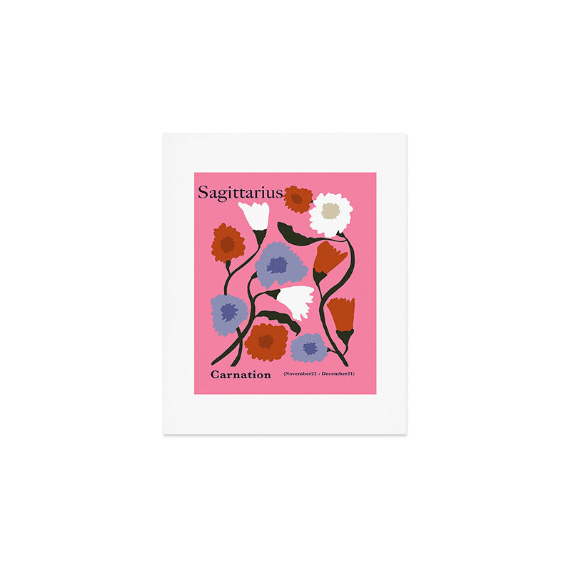 Sagittarius carnation Art Print Gallery Image 1