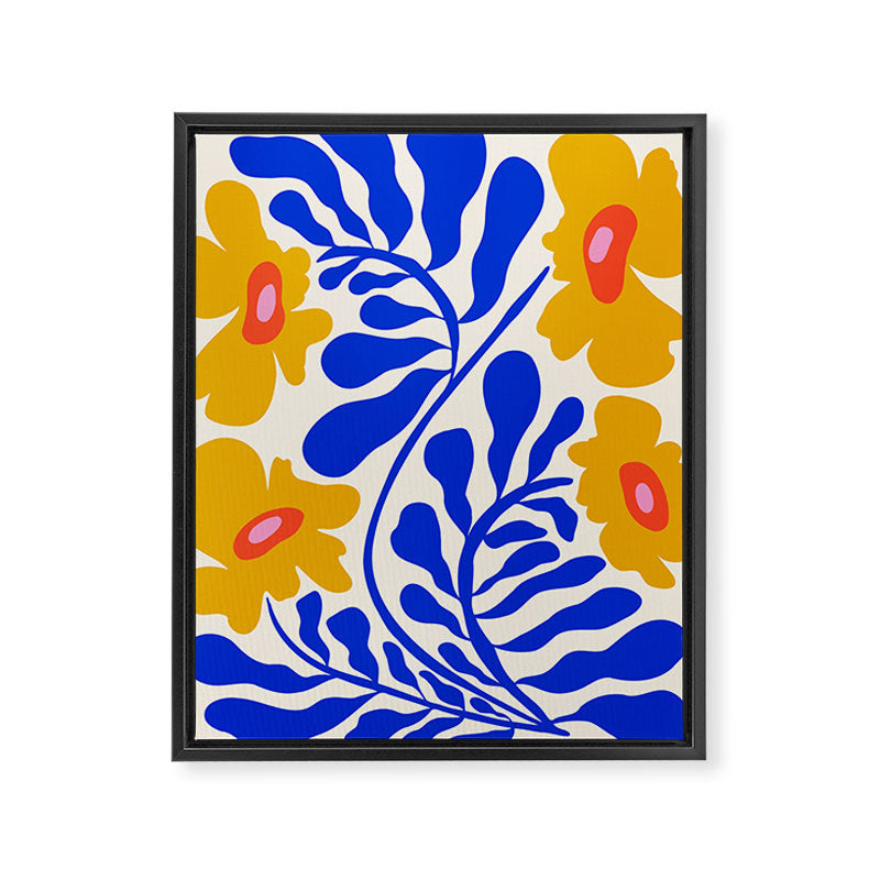 Sapphire Sunshine Garden Framed Canvas Print Gallery Image 3