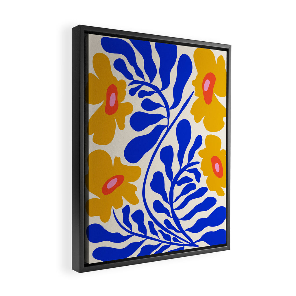 Sapphire Sunshine Garden Framed Canvas Print Gallery Image 2