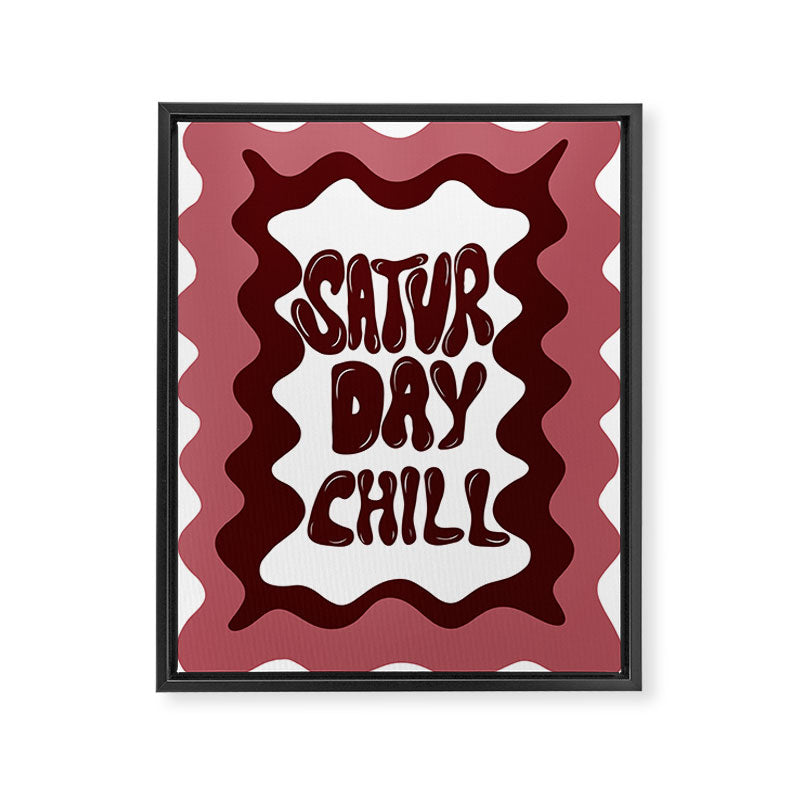 Saturday-Chill Framed Canvas Print Gallery Image 6