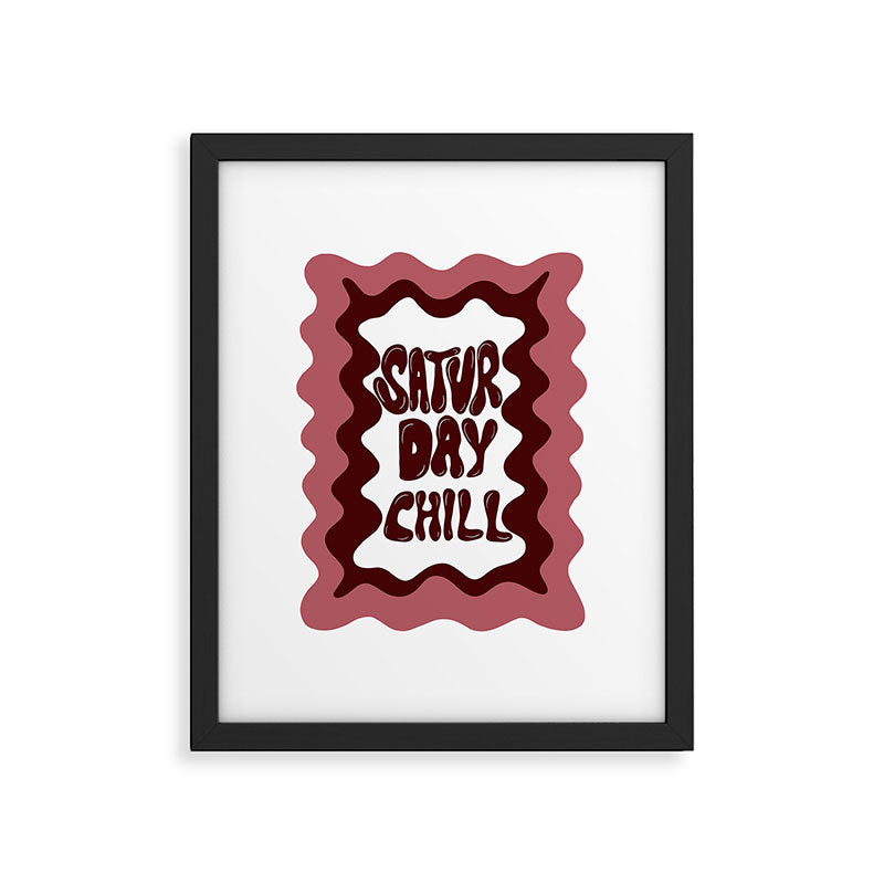 Saturday-Chill Framed Art Print Gallery Image 5
