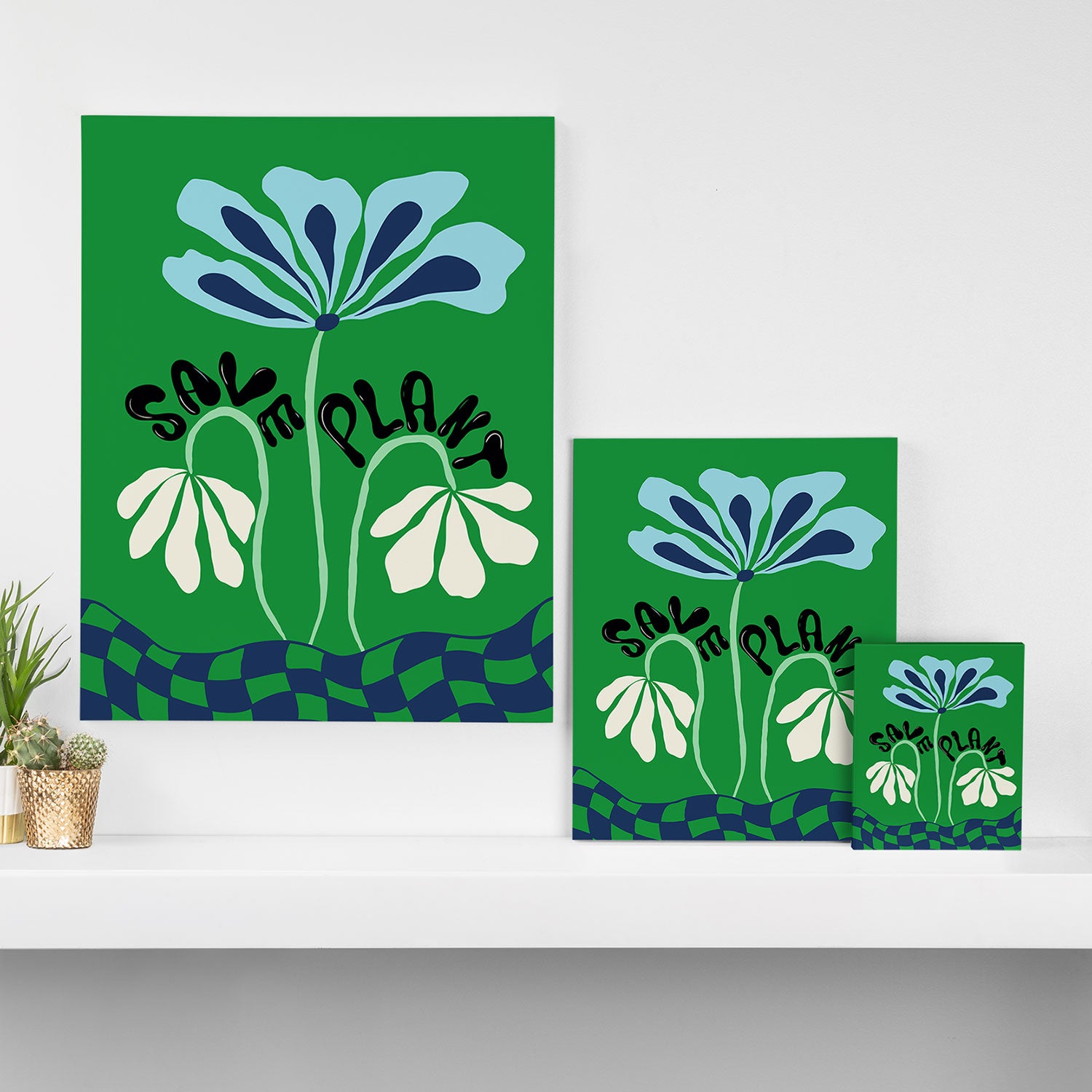 Save Plants Canvas Print Gallery Image 3