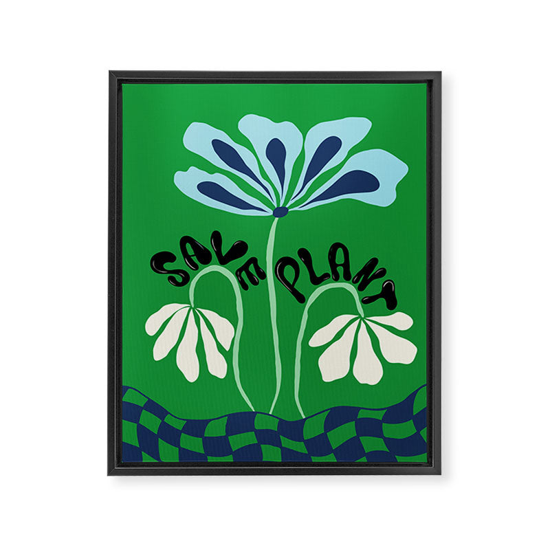 Save Plants Framed Canvas Print Gallery Image 6