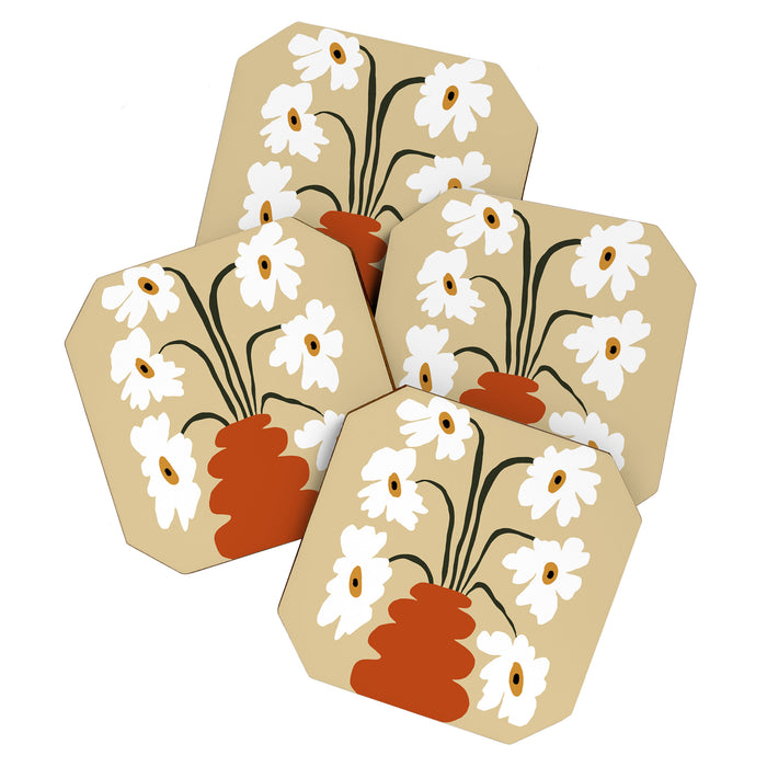 Six together flower pot  Coaster Gallery Image 1