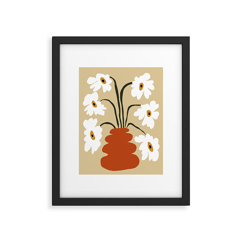 Six together flower pot  Framed Art Print Gallery Image 5