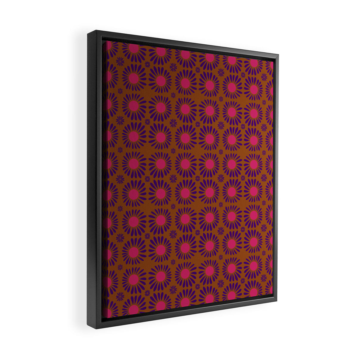 Soft Florals Framed Canvas Print Gallery Image 2