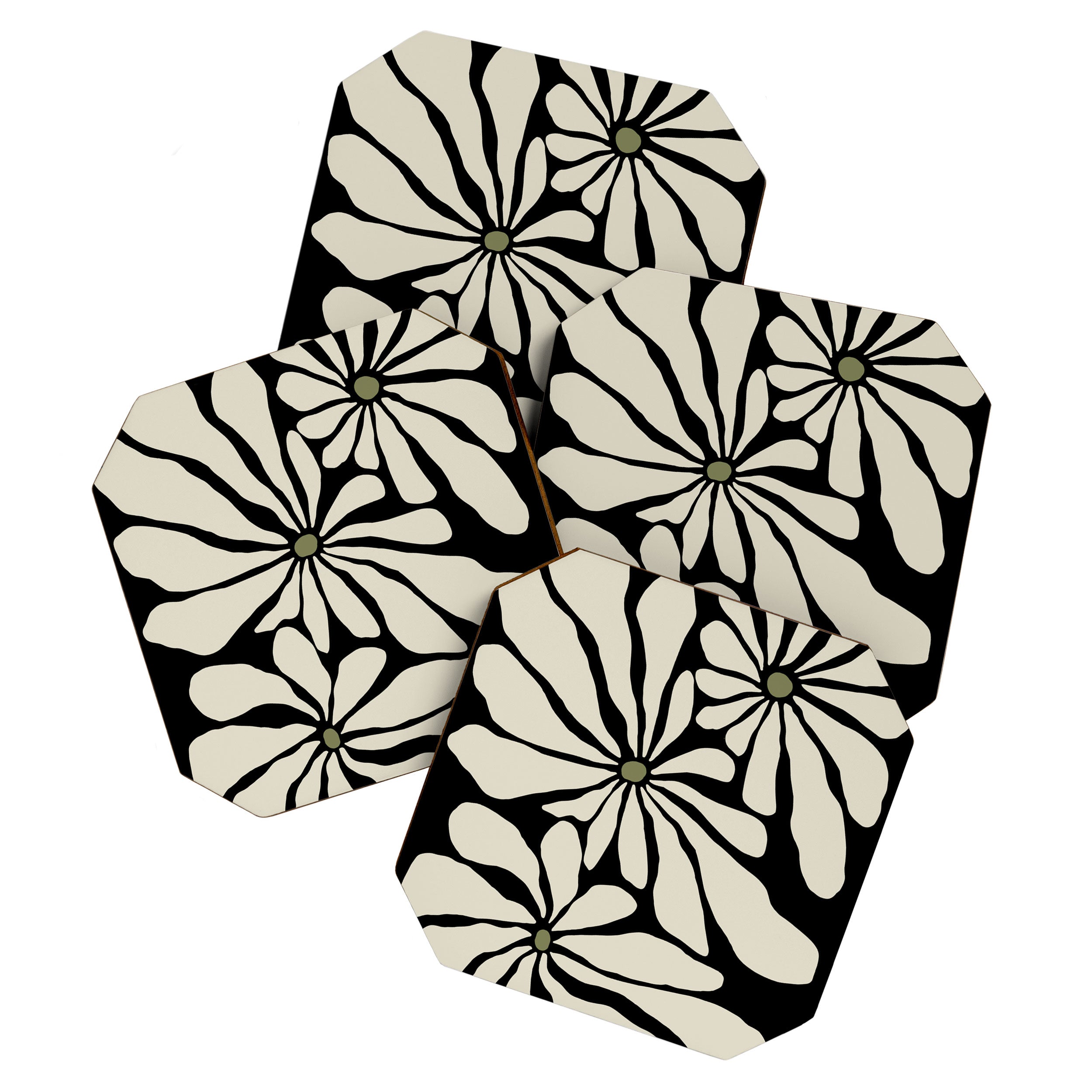Star Flower 3 Coaster Gallery Image 1