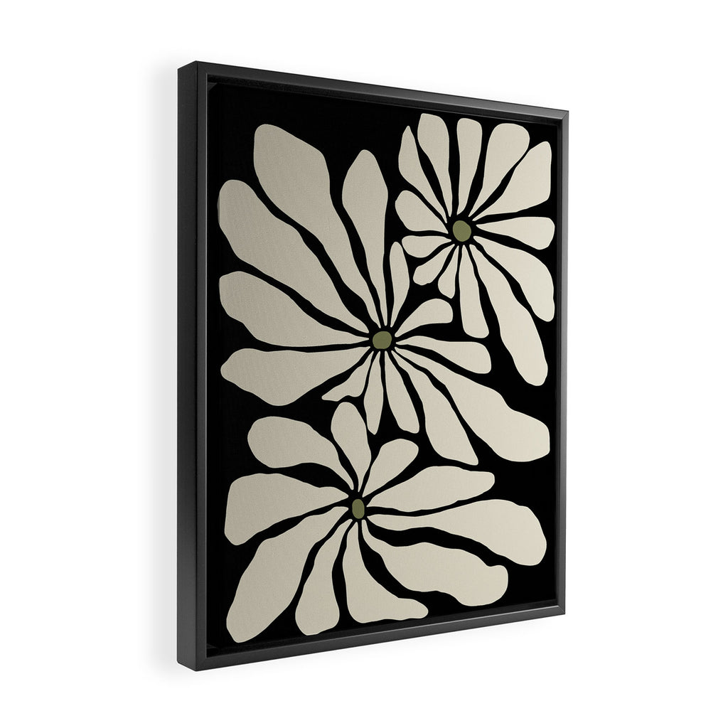 Star Flower 3 Framed Canvas Print Gallery Image 2