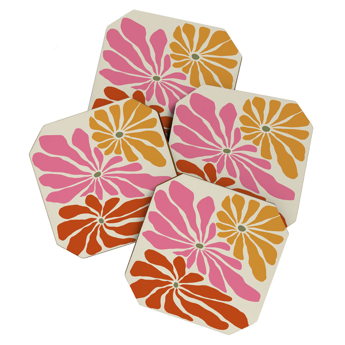 Star flowers 2 Coaster Gallery Image 1