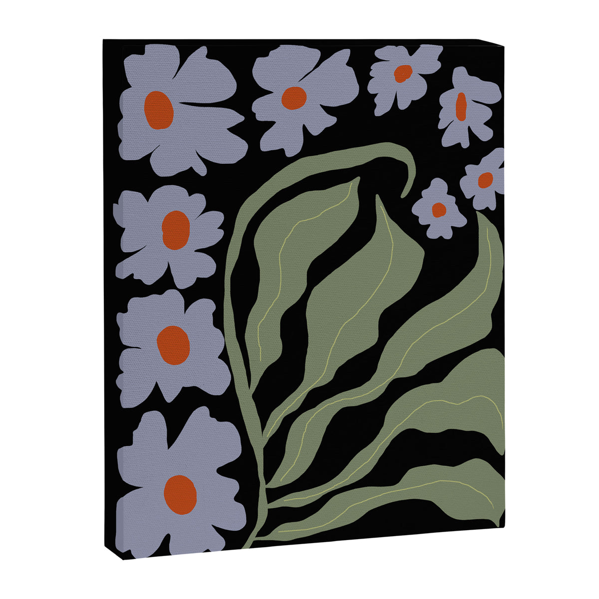 Summer night floral fun Canvas Print Gallery Image 8
