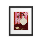 Summer stripped pottery  Framed Art Print Gallery Image 5