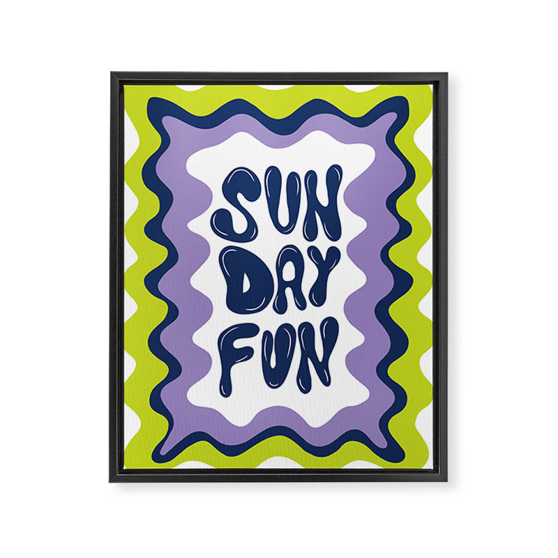 Sunday-Fun Framed Canvas Print Gallery Image 6