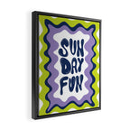 Sunday-Fun Framed Canvas Print Gallery Image 2