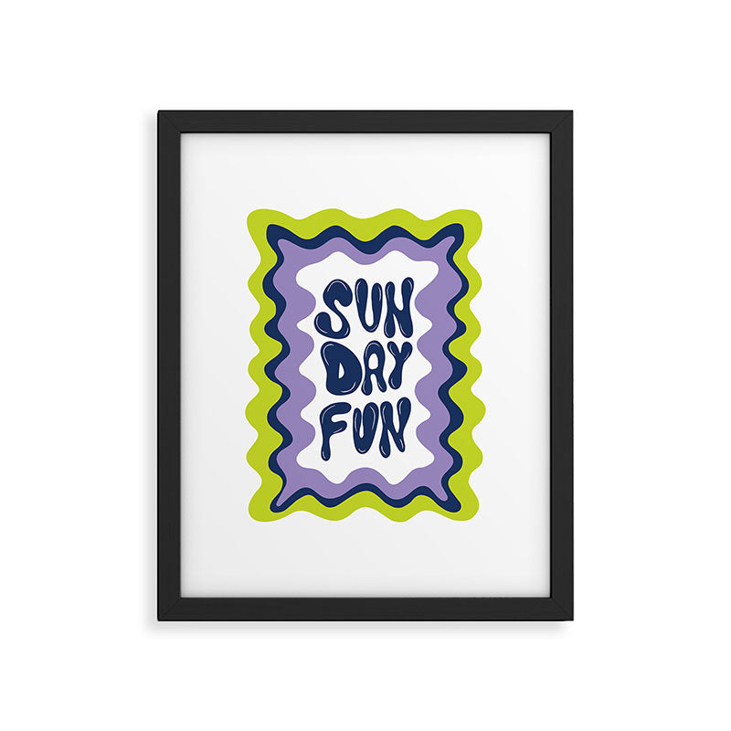 Sunday-Fun Framed Art Print Gallery Image 5
