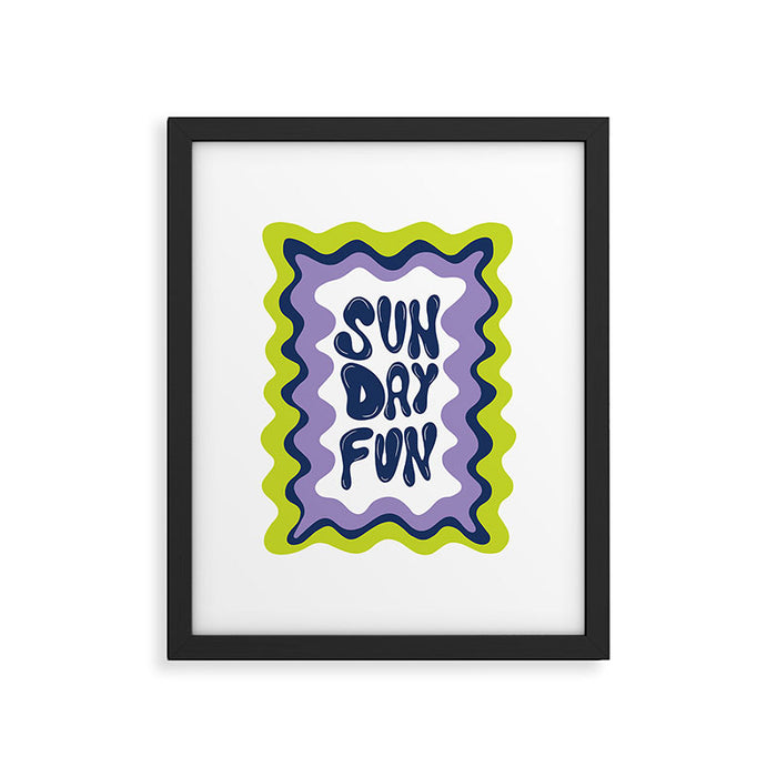 Sunday-Fun Framed Art Print Gallery Image 1